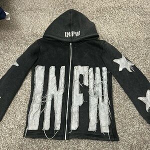 Infected wrld zip up hoodie